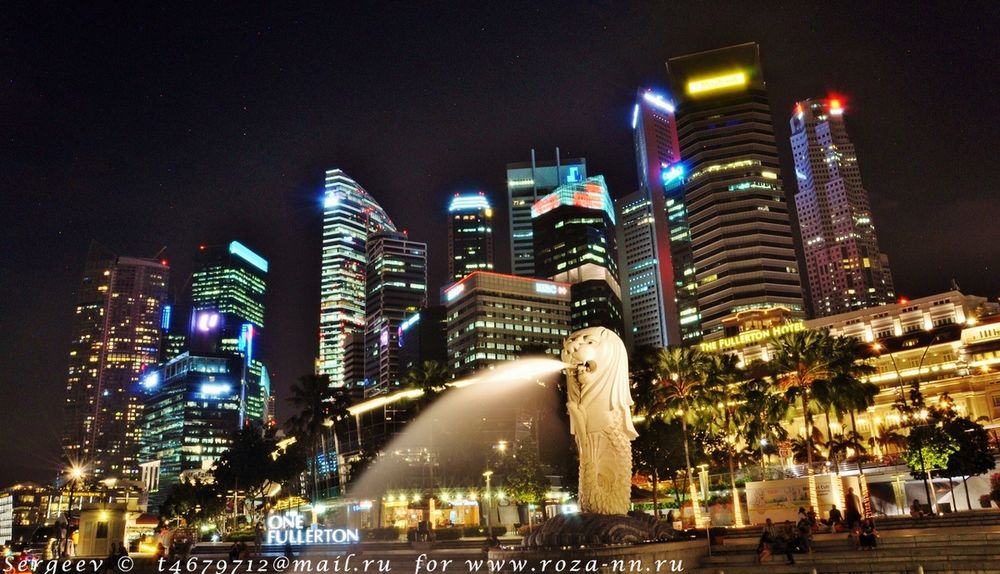 Marina Bay, Мерлион и этнические районы Marina Bay, Мерлион и этнические районы