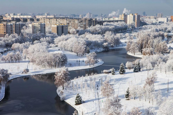 МИНСК ПОД СНЕГОМ:СКАЗКА НА РОЖДЕСТВО